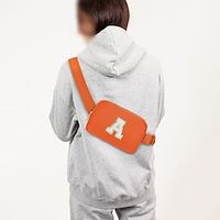 Orange Waist Bag Storage Bag Chenille Letter Patch Belt Bag Adjustable Strap Small Waist Bag Women'S Fashionable Fanny Bag Lightinthebox - thumbnail