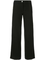 Chanel Pre-Owned engraved button long straight trousers - Brown