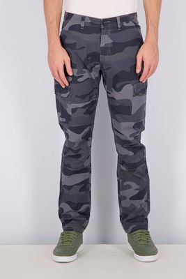 Mens Custom Fit Cargo Icon Pants Grey Camo Mens Custom Fit Cargo Icon Pants Grey Camo
