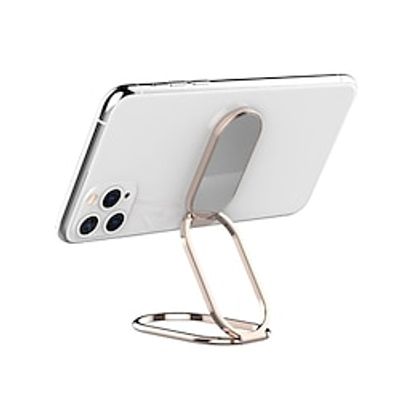Cell Phone Ring Holder Finger Kickstand 360° Foldable Swivel Phone Stand Metal Back Ring Grip for All Smart Phones miniinthebox