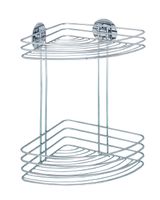 Wenko Turbo-Loc 2-Tier Corner Rack