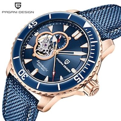 PAGANI DEISGN Men's Watches Hollow Movement Luminous Automatic Mechanical Watch Waterproof Sapphire Glass Leather Strap Watch Gift for Men Male Clock miniinthebox PAGANI DEISGN Men's Watches Hollow Movement Luminous Automatic Mechanical Watch Waterproof Sapphire Glass Leather Strap Watch Gift for Men Male Clock miniinthebox