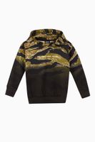 Camo Print Cotton Fleece Hoodie - thumbnail