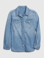 Kids Western Denim Shirt - thumbnail