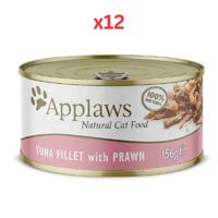 Applaws Cat Tuna with Prawn Tin 12X156g