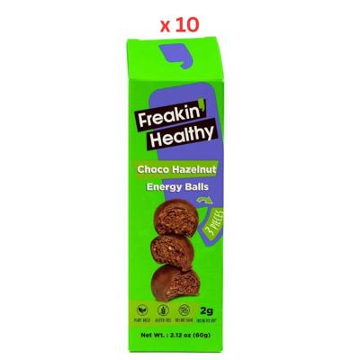 Freakin Healthy Protein Balls Choco Hazelnut 10X60G