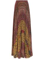 Etro paisley print pleated maxi skirt - 150 MULTICOLOURED - thumbnail