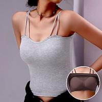 Women's Tank Top Plain White Sleeveless Basic Strapless Summer Lightinthebox - thumbnail