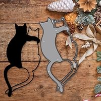 1pc Metal Cutting Dies Cut Mold Animal Cat Decoration Scrapbook Paper Craft Knife Mould Blade Punch Stencils Lightinthebox - thumbnail