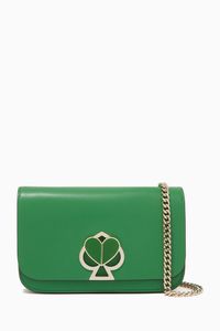Nicola Twistlock Medium Sling Bag in Leather