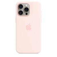 Apple iPhone 15 Pro Max Silicone Case with Mag Safe | Light Pink