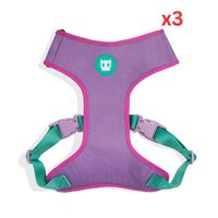Zee.Dog Aura Adjustable Air Mesh Harness Medium (Pack of 3)