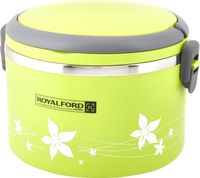 Royalford Rf5651 Leak-Proof & Airtight Lid Food Storage Lunch Box - 1L, Assorted - RF5651