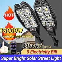 21Packs COB Solar Power Street Wall Lights Outdoor Motion PIR Sensor Powered Lighting 3 Modes Garden Waterproof Lamp with Remote Control Solar Garden Light Street Yard Lantern Lightinthebox - thumbnail