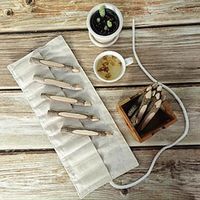 6Pcs Pencils Wood Graphite Wooden Tree Rustic Twig Pencils Birch Of Camping Lumberjack Decorations Party Supplies Lightinthebox - thumbnail