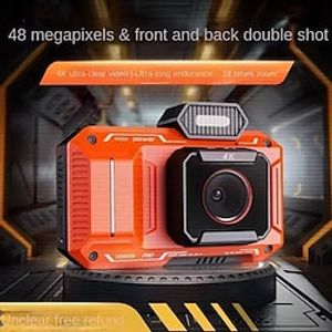 NEW 4K HD Digital Cameras 18x Electronic Zoom Dual Lens Selfie Photo Camera Portable Video Recorder 2.8inch LCD Screen Camcorder Lightinthebox