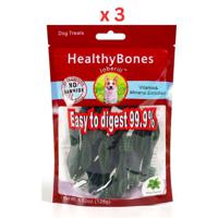 Joberill Healthy Bones Mint Flavor Brush Dog Treats-128G Pack Of 3