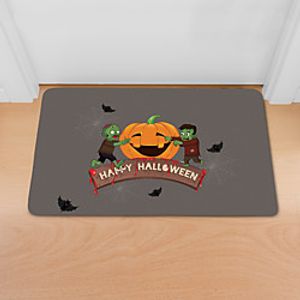 Rectangle Area Rugs Hand Tufted Flannelette Non Skid Halloween Skull Halloween Skull miniinthebox