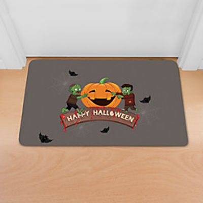 Rectangle Area Rugs Hand Tufted Flannelette Non Skid Halloween Skull Halloween Skull miniinthebox