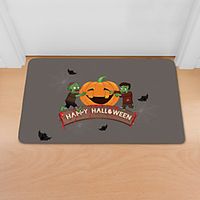 Rectangle Area Rugs Hand Tufted Flannelette Non Skid Halloween Skull Halloween Skull miniinthebox - thumbnail