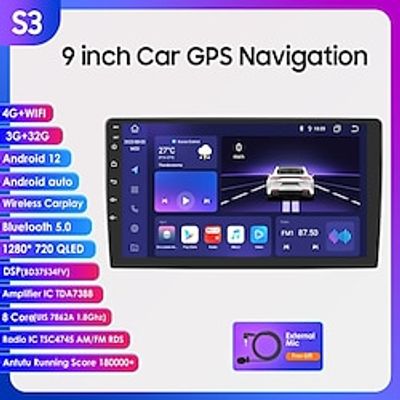 10 inch Large Screen for Android 12 Universal Navigation Car MP5 Player Lightinthebox
