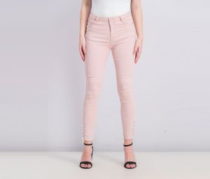 Womens Five Pocket Jeans  Pink
