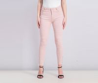 Womens Five Pocket Jeans  Pink - thumbnail
