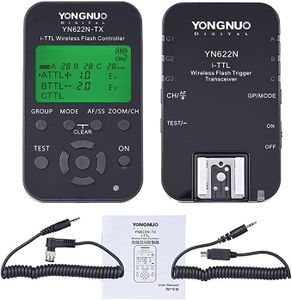 Yongnuo Yn622N-Kit Wireless Remote Control 100M I-Ttl Flash Trigger Transceiver Pair Kit For Nikon D70 D80 D90 D200 D300 Dslrs, B08138RRFX