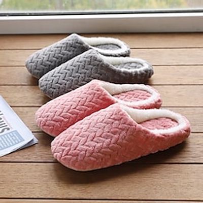 Women's Fluffy Home Slippers, Soft  Comfortable Indoor Slides, Winter Slippers Spring Slippers Bathroom Slippers Christmas Gift Xmas Gift Lightinthebox