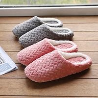 Women's Fluffy Home Slippers, Soft  Comfortable Indoor Slides, Winter Slippers Spring Slippers Bathroom Slippers Christmas Gift Xmas Gift Lightinthebox - thumbnail