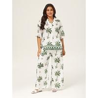 Summer Vacation Floral Loose Two-Piece Set