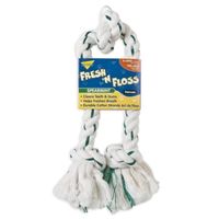 Petmate Fresh 'N Floss 3Knot Tug Large Spearmint Toy