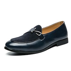 Men's Loafers  Slip-Ons Formal Shoes Comfort Loafers Dress Loafers Penny Loafers Casual Wedding Party  Evening PU Black Brown Blue Fall Spring miniinthebox