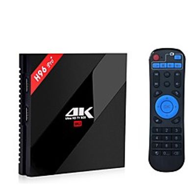 TV Box H96 PRO Android 7.1 TV Box 2GB RAM 16GB ROM with  Supports 2.4G 5G Dual WiFi/BT 5.0 /4K/6K/3D/H.265 Smart TV Boxes USB 3.0 Media Player miniinthebox