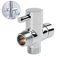 Brass Diverter Valve 3 Way Water Separator Shower Tee Adapter Adjustable Shower Head Diverter Valve Bathroom Accessories Lightinthebox - thumbnail
