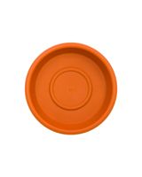 Cosmoplast Round Flower Pot 6 Inch Tray Terracotta - thumbnail