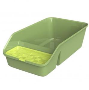 Pawsitiv Emma Classic Litter Tray With Storage MSP-B08 Green Large