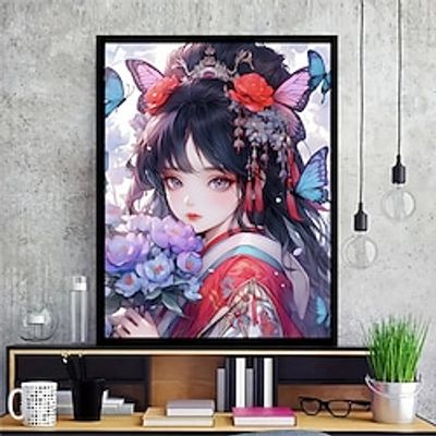 1pc People DIY Diamond Painting character Girl Diamond Painting Handcraft Home Gift Without Frame 30x40cm/12''x15.75'' miniinthebox