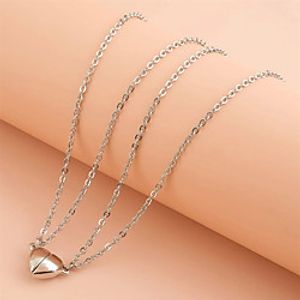 Women's Necklace Classic Heart Simple Natural Modern European Alloy Silver 45 cm Necklace Jewelry 1pc For Wedding Party Evening Formal Prom Beach Lightinthebox