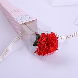 12pcs/1pc Hot-Selling Single Carnation Soap Flower - Each Elegantly Packaged in Colorful Boxes, Resembling Simulation Flowers - A Thoughtful Gift Idea for Mother's Day, Teacher's Day, or Wholesale Distribution Lightinthebox