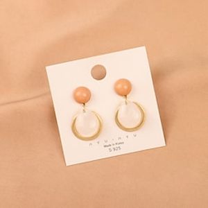 1 Pair Stud Earrings For Women's Wedding Sport Engagement Plastics Alloy Classic Fashion Lightinthebox