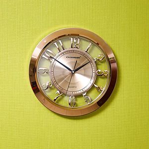 Olsenmark Wall Clock Large Round Wall Clock-(Dual Tone)-(OMWC1779)