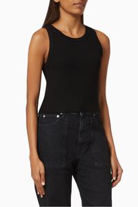 Rib Tank Top in Tencel