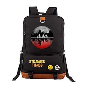 Anime Stranger Things Around Schoolbag Teenager Schoolbag Men's and Women's Casual Backpack Backpack miniinthebox