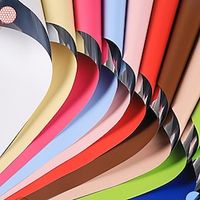15pcs/Set Valentine's Day Dopamine Streamer Mirror Paper Flower Wrapping Paper Bouquet Wrapping Flower Paper Material Floral Art. miniinthebox
