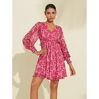 Pink Floral Elegant Dresses for Wedding Guests Lightinthebox