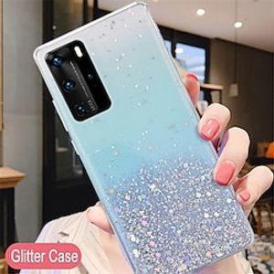 Luxury Glitter Case For Huawei P40 P40Pro P40Lite P30 P30Pro P20 P20 Lite Honor 20 20i 30 30Pro 30s Nova 7 7I 7SE 7Pro 6se 5iPro 5t 5z  Mate 30 30Pro 30Lite silicone cover miniinthebox