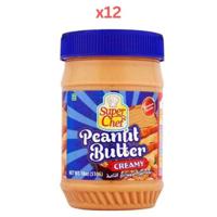 Super Chef Peanut Butter Creamy 510Ml (Pack Of 12)
