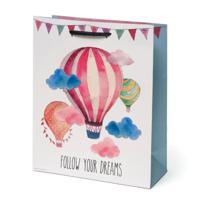 Legami Air Balloon Large Gift Bag (26.5 x 32.5 x 11.5 cm)