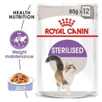 Royal Canin Feline Health Nutrition Sterilised Jelly (Wet Food - 85G Pouches)